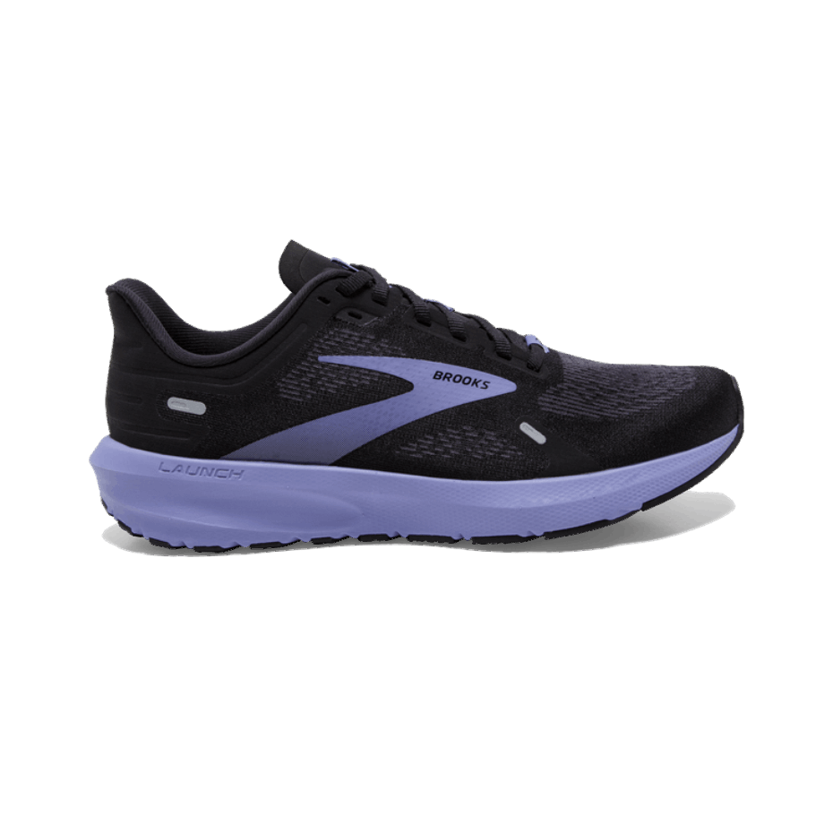 Brooks Launch 9 Negro-ébano-púrpura