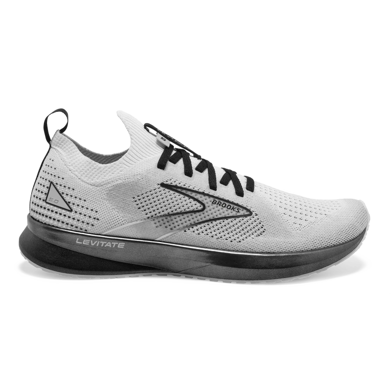 Brooks Levitate Stealthfit 5 Blanco-gris-negro