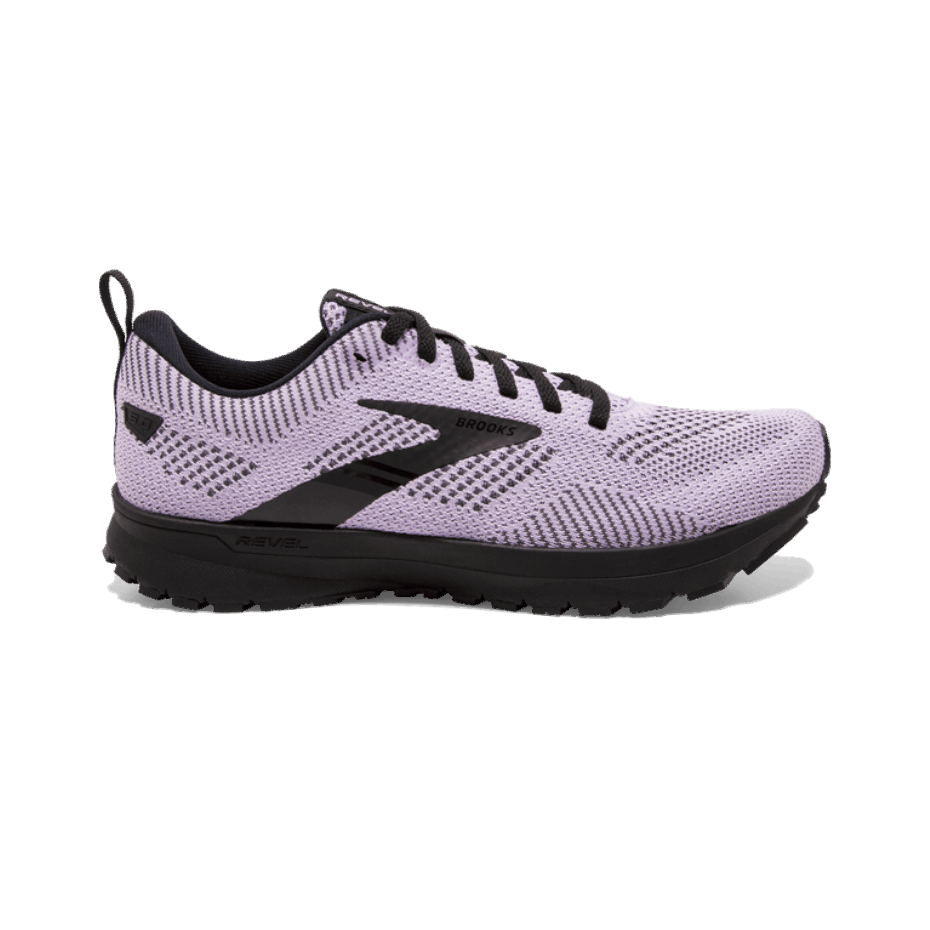 Brooks Revel 5 Lila-ébano-negro