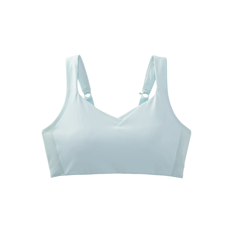 Brooks Drive Convertible Run Bra Azul Hielo-verde Azulado Vivo