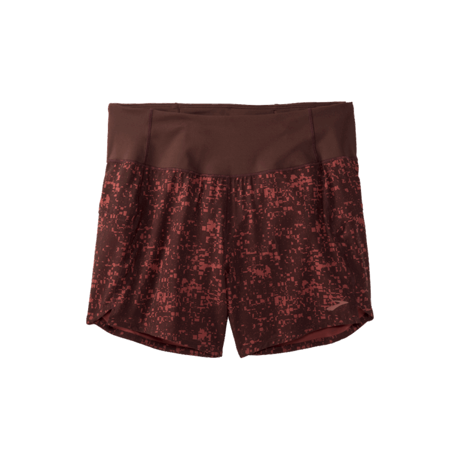 Brooks Chaser 5'' Tirada Corta Raisin Glitch Print