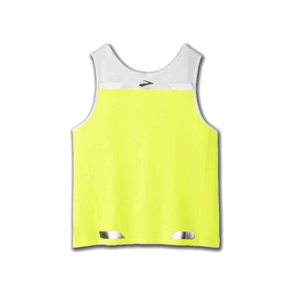 Brooks Run Visible Al Revés Tanque White-nightlife