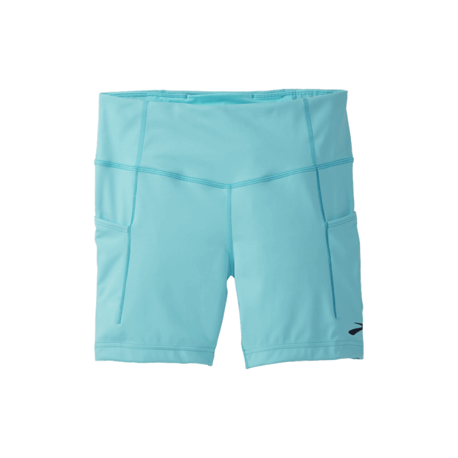 Mallas Cortas Brooks Method 5'' Verde Azulado Vivo