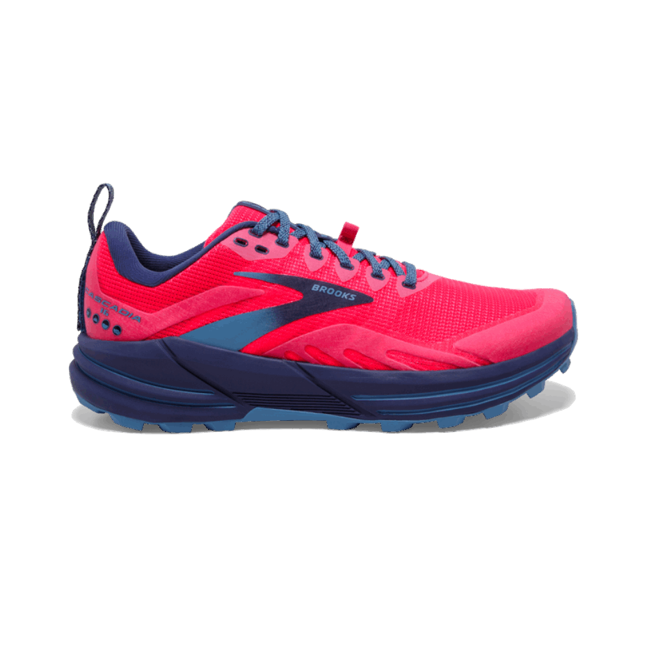 Brooks Cascadia 16 Rosa-flambe-cobalto