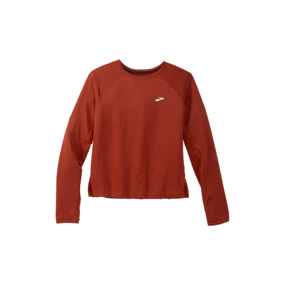 Brooks Sprint Free Manga Larga Cobre