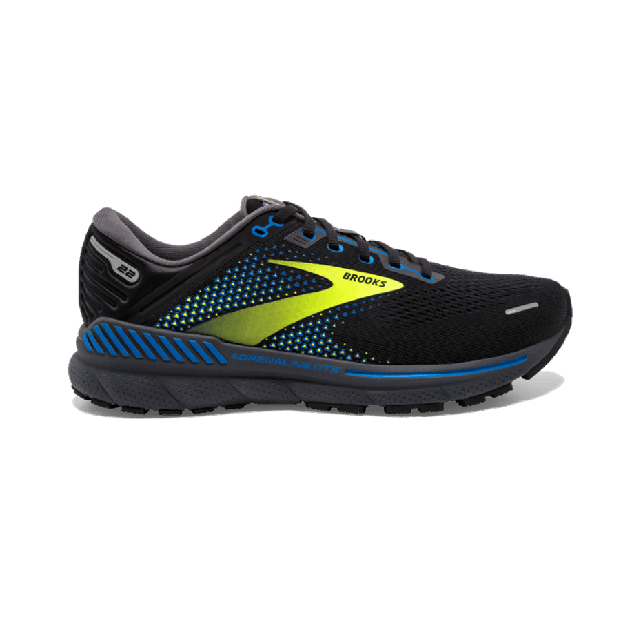 Brooks Adrenalina Gts 22 Negro-azul-vida Nocturna