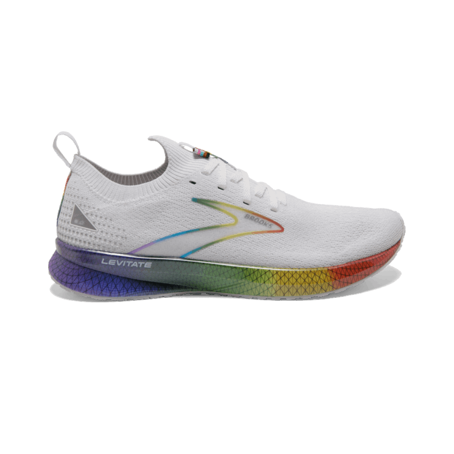 Brooks Levitate Stealthfit 5 Blanco-ostra-multi