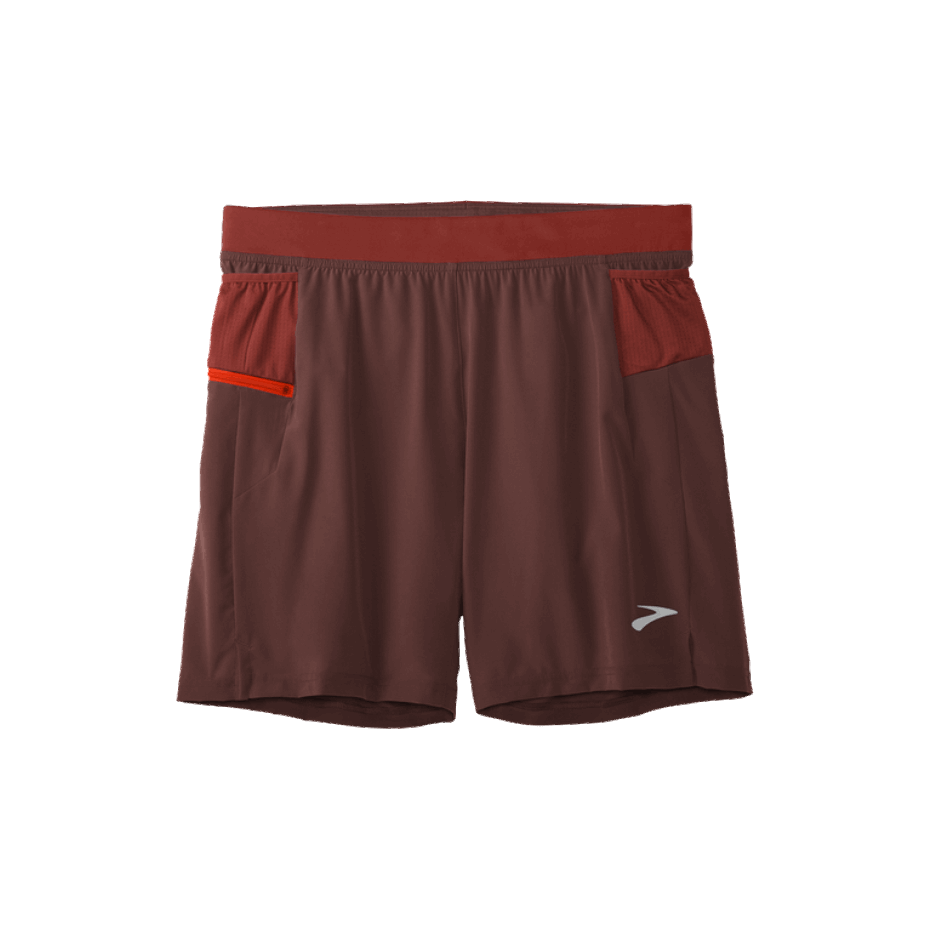 Brooks Sherpa 7'' 2 En 1 Tirada Corta Raisin-copper