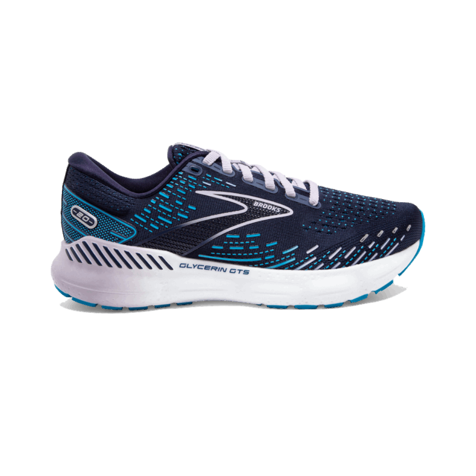 Brooks Glicerina Gts 20 Peacoat-ocean-pastel Lila