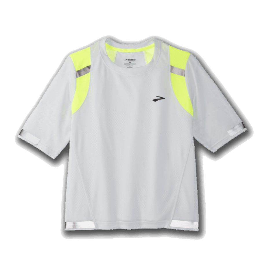 Carbonite Manga Corta Icy Grey-nightlife Jacquard Brooks