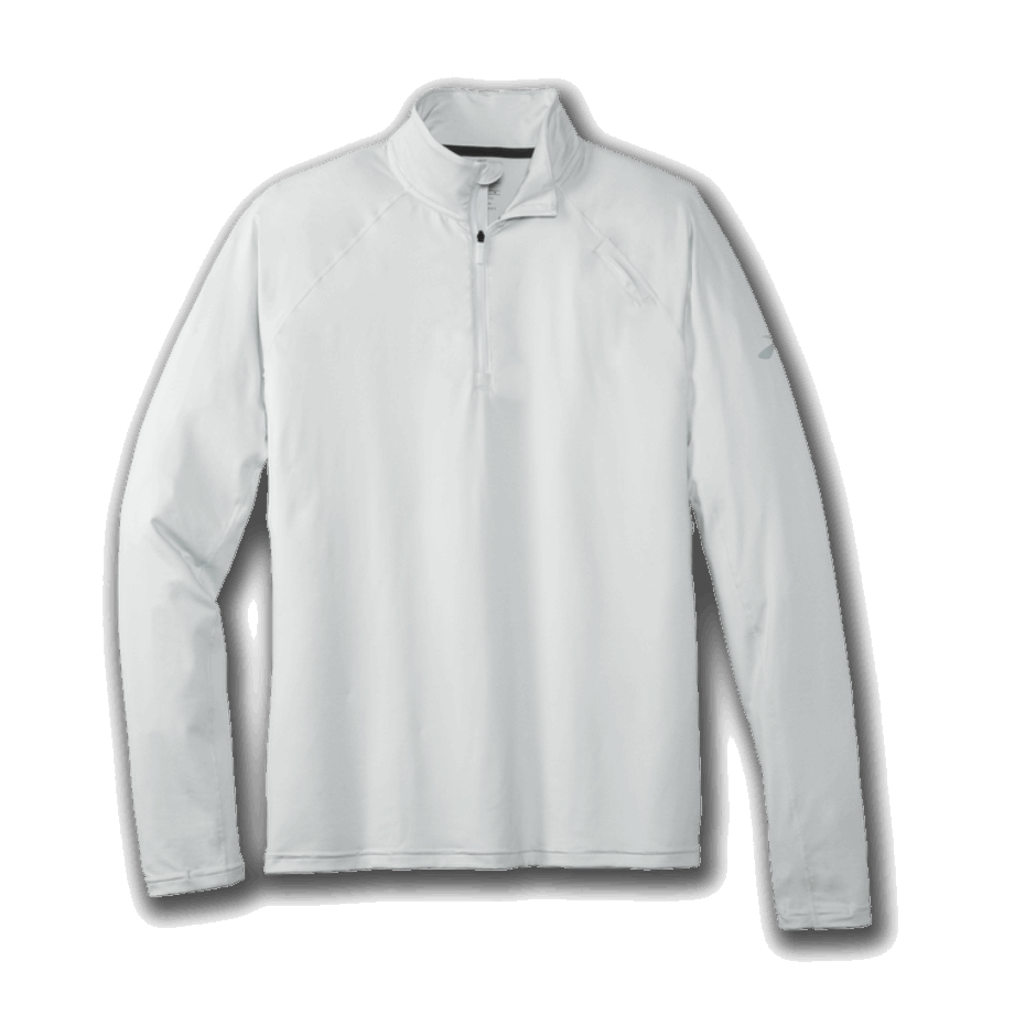 Brooks Dash 1/2 Cremallera Gris Hielo