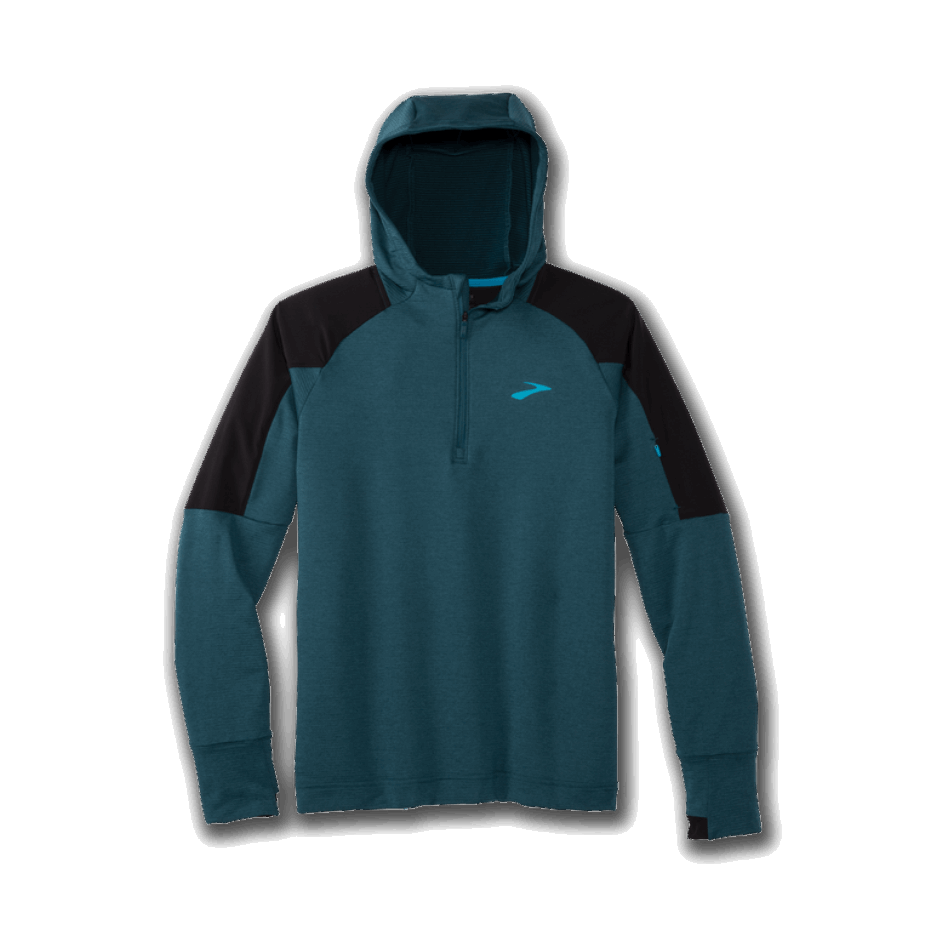 Sudadera Con Capucha Térmica Brooks Notch Heather Negro Alpino