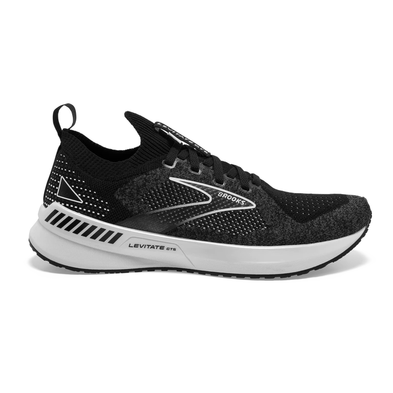 Brooks Levitate Stealthfit Gts 5 Negro-gris-blanco
