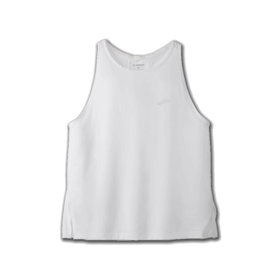 Camiseta Sin Mangas Brooks Sprint Free Blanca