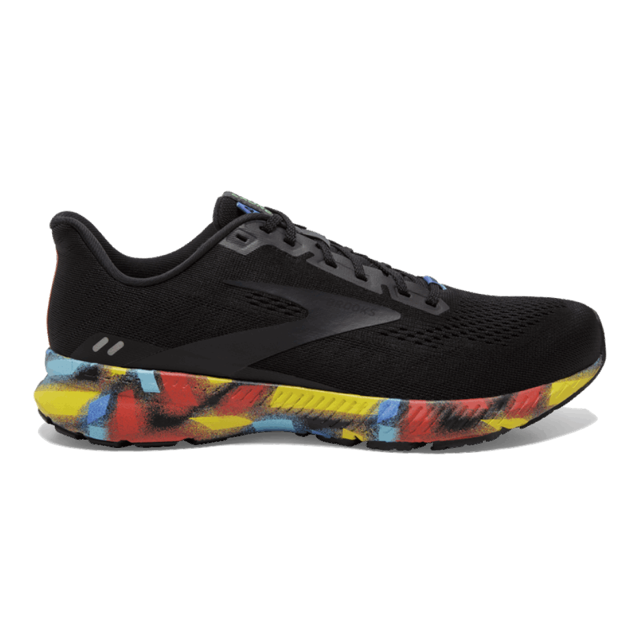 Brooks Launch 8 Negro-rojo-azul