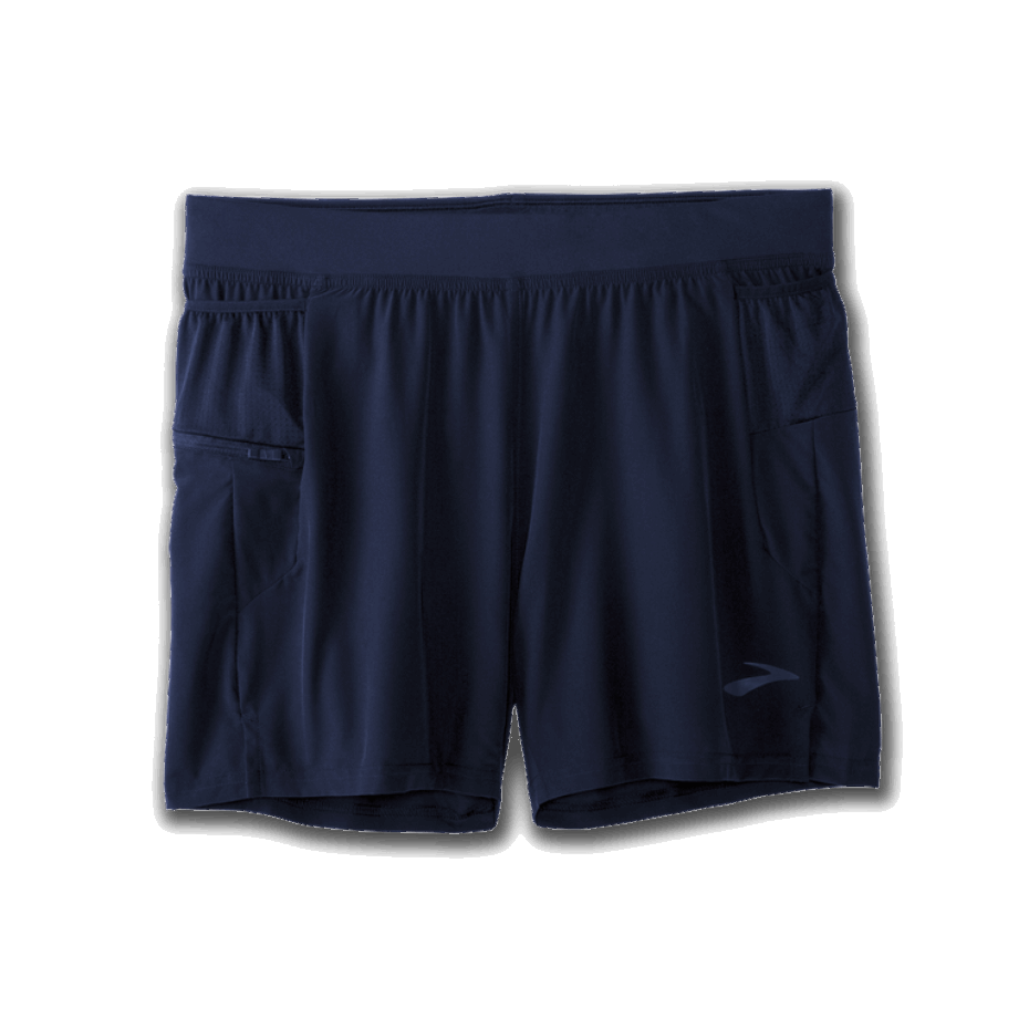 Pantalón Corto 2 En 1 Brooks Sherpa 5'' Azul Marino
