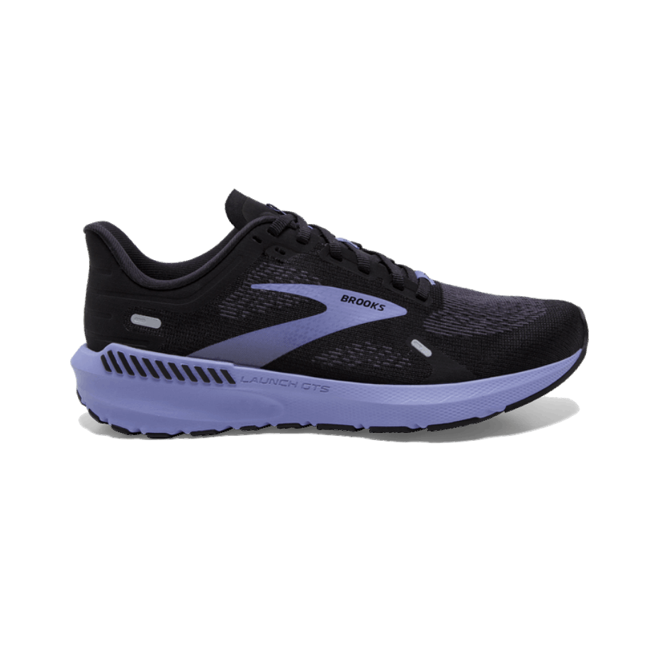 Brooks Launch Gts 9 Negro-ébano-púrpura