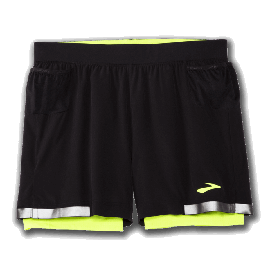 Brooks Carbonite 5'' 2-in-1 Short Black-nightlife