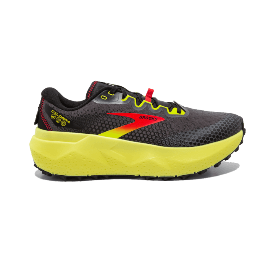 Brooks Caldera 6 Negro-rojo Fuego-amarillo Ardiente