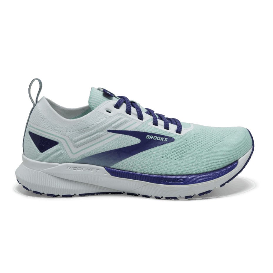 Brooks Ricochet 3 Blanco-azul Marino-yuca