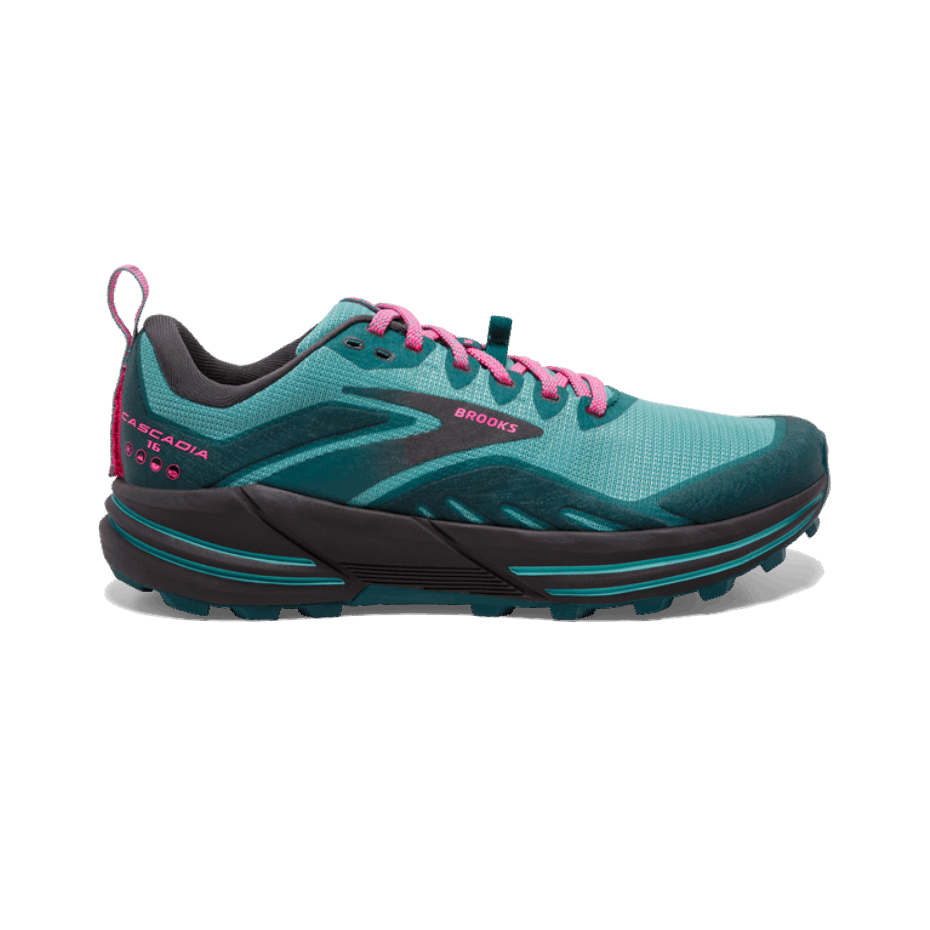 Brooks Cascadia 16 Porcelana-azul Coral-rosa
