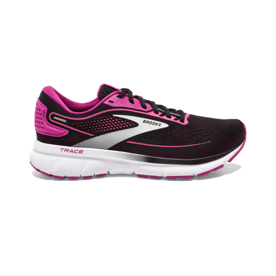 Brooks Trace 2 Negro-festival Fucsia-rosa Flambeado