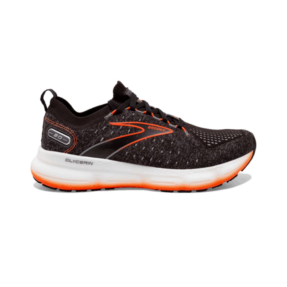 Brooks Glicerina StealthFit 20 Black-Blackened Pearl-Flame