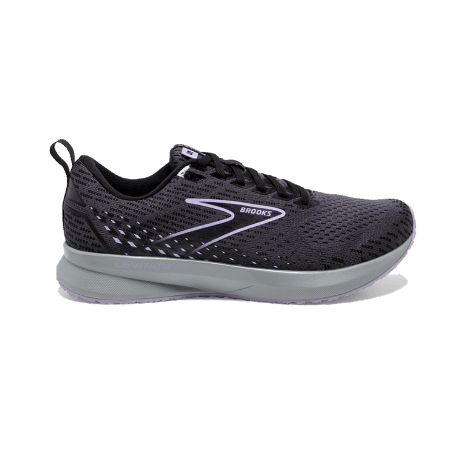 Brooks Levitate 5 ébano-negro-lila