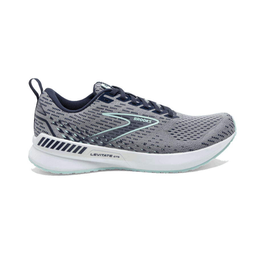 Brooks Levitate Gts 5 Gris-peacoat-azul Claro