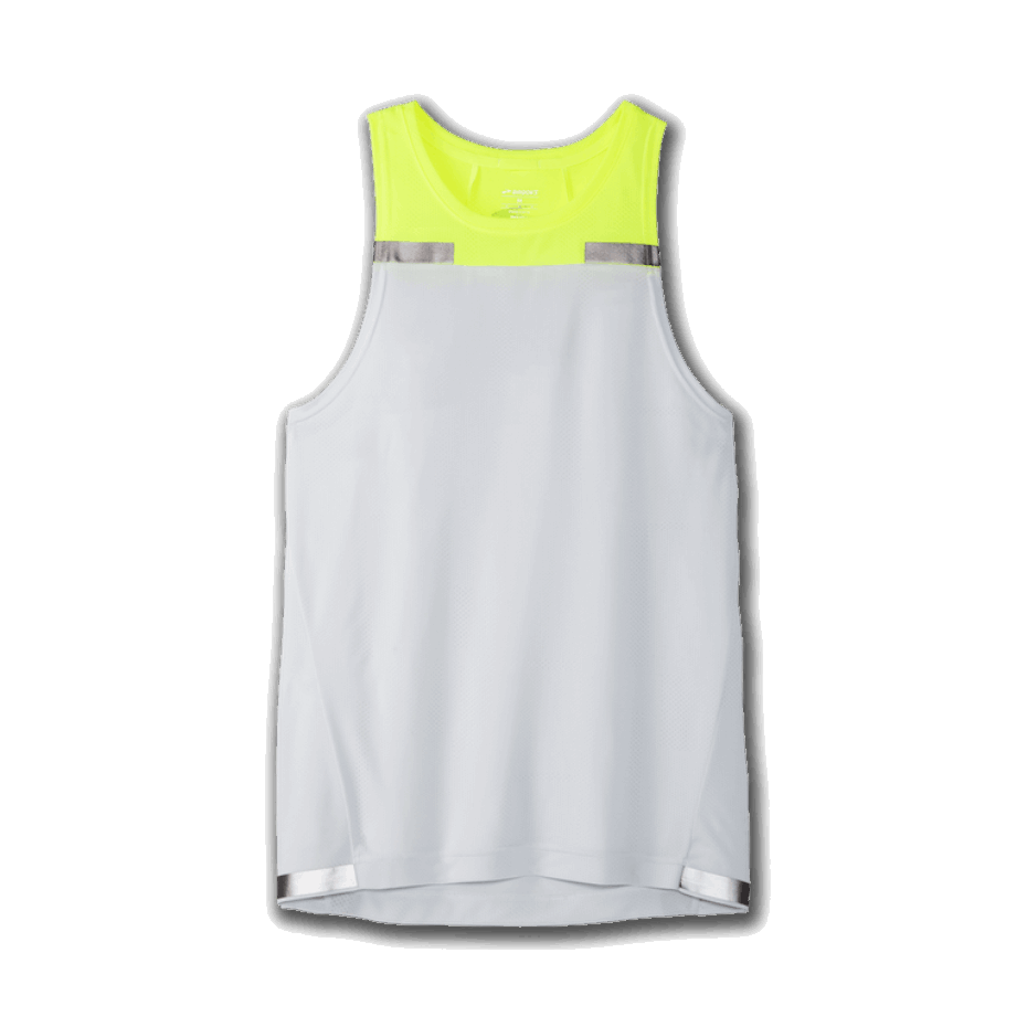 Brooks Carbonite Tank Icy Grey-nightlife Jacquard