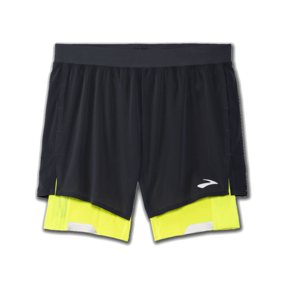 Brooks Run Visible 5'' 2 En 1 Corto Asfalto-vida Nocturna