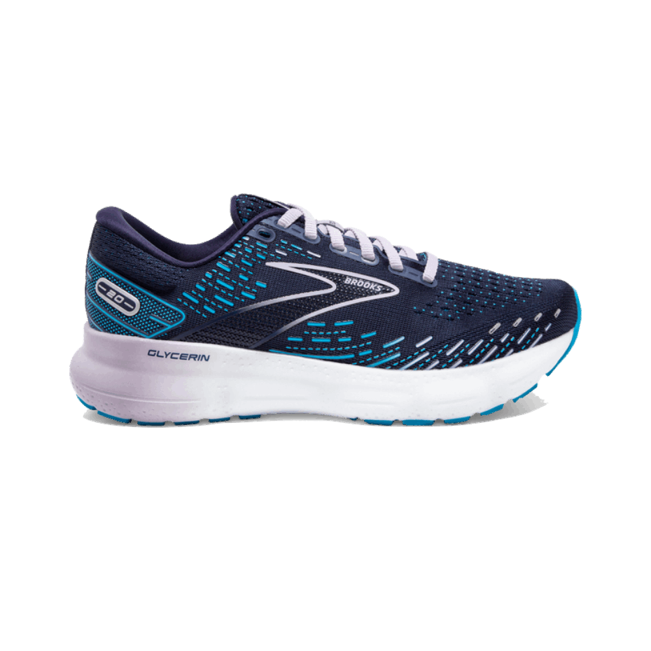 Brooks Glicerina 20 Peacoat-ocean-pastel Lila