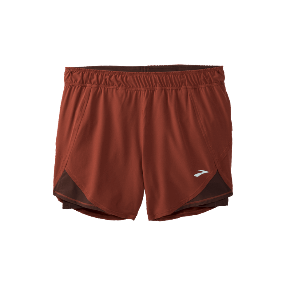 Brooks Chaser 5'' 2 En 1 Pasas Cortas De Cobre