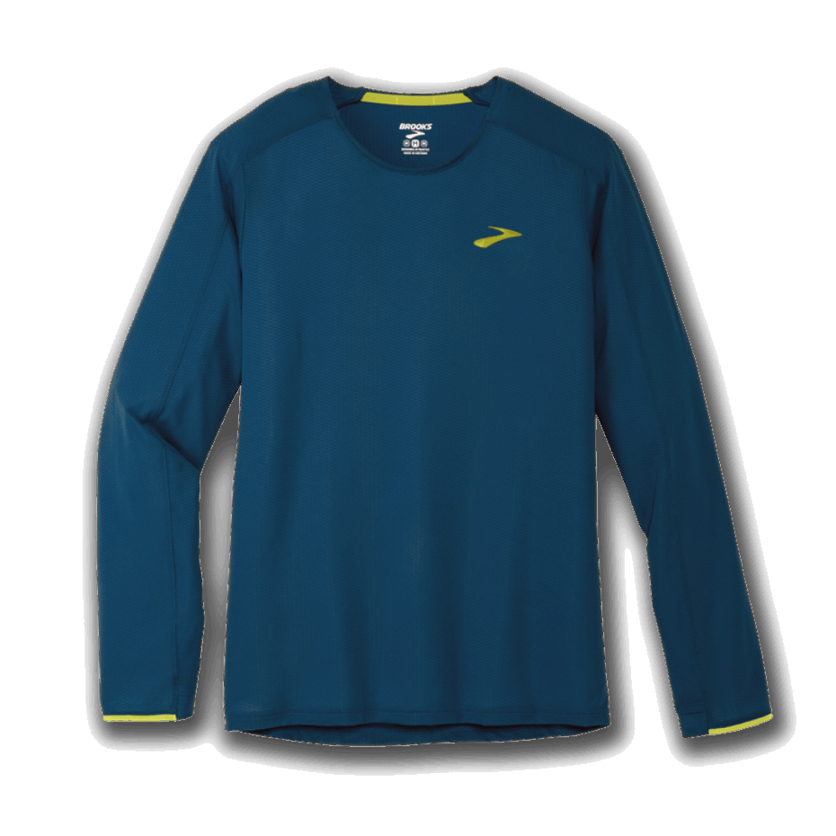 Brooks Atmósfera Manga Larga Alpino-musgo Brillante