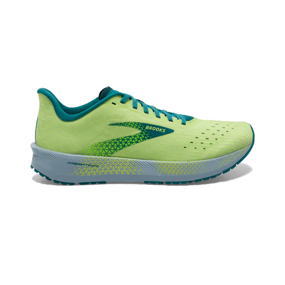 Brooks Hyperion Tempo Verde-kayak-azul Polvoriento