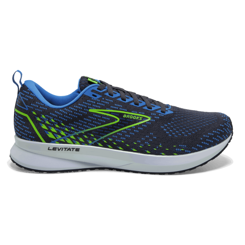Brooks Levitar 5 India Tinta-azul-verde Gecko
