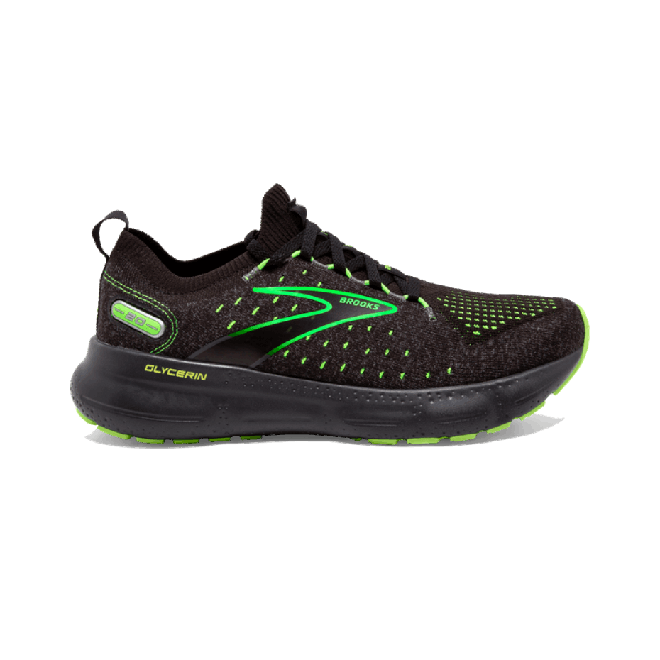 Brooks Glicerina StealthFit 20 Black-pearl-green Gecko