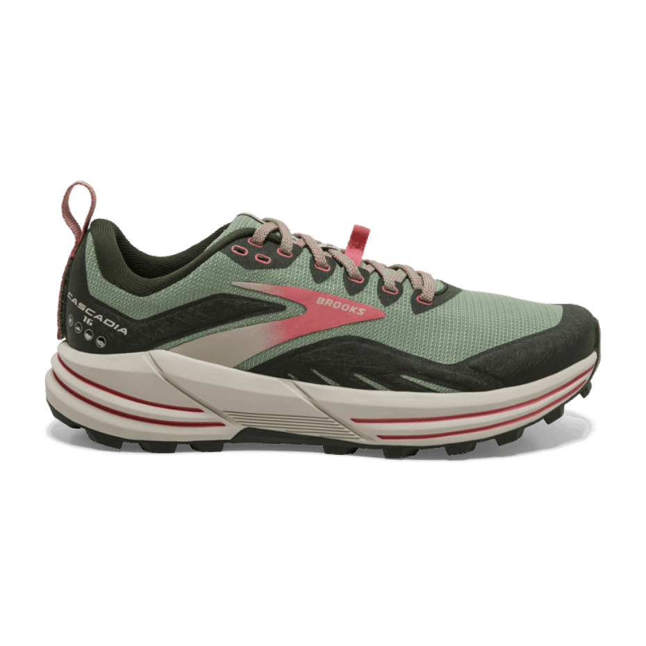 Brooks Cascadia 16 Basil-bolso De Lona-coral