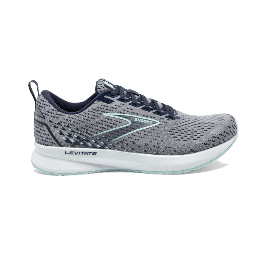 Brooks Levitate 5 Gris-peacoat-azul Claro