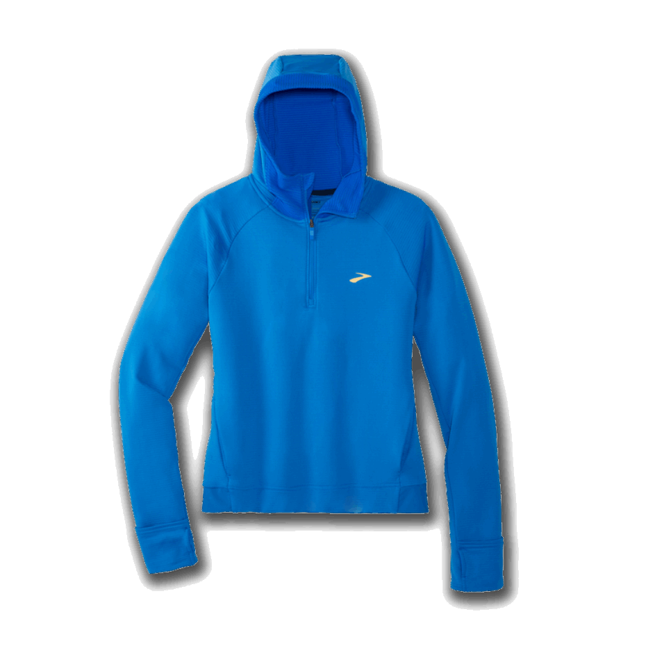 Sudadera Con Capucha Térmica Brooks Notch Blue Bolt