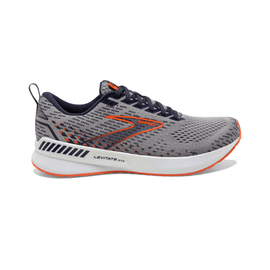Brooks Levitate Gts 5 Gris-peacoat-flame