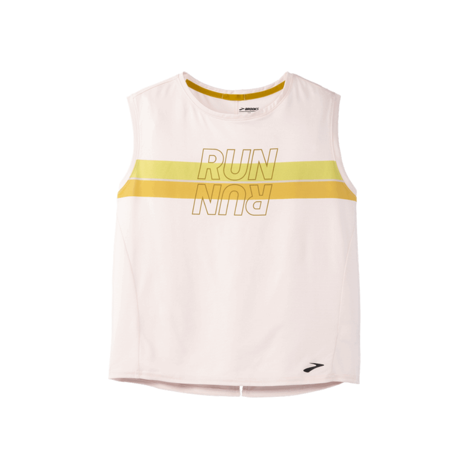 Brooks Corre Dentro De Sin Mangas Desert Rose Stripe-run