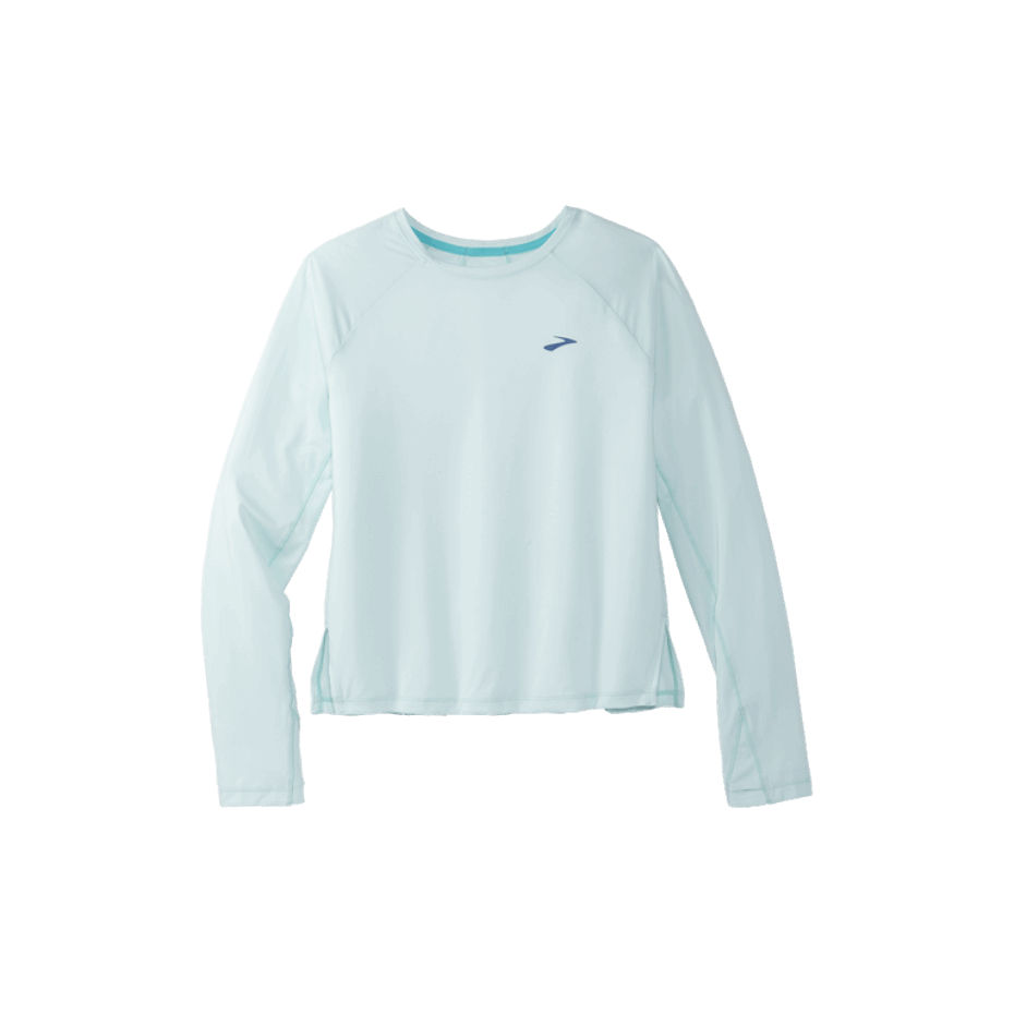 Brooks Sprint Free Manga Larga Azul Hielo