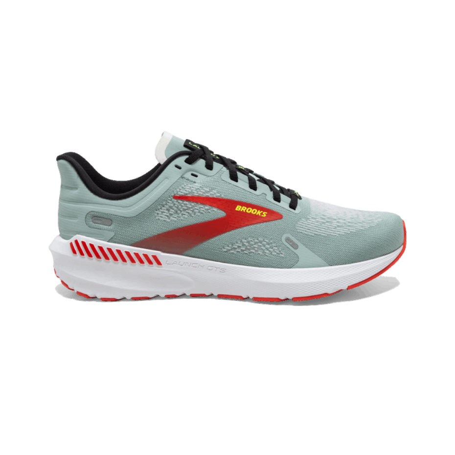 Brooks Launch Gts 9 Azul Surf-negro-tomate Cherry