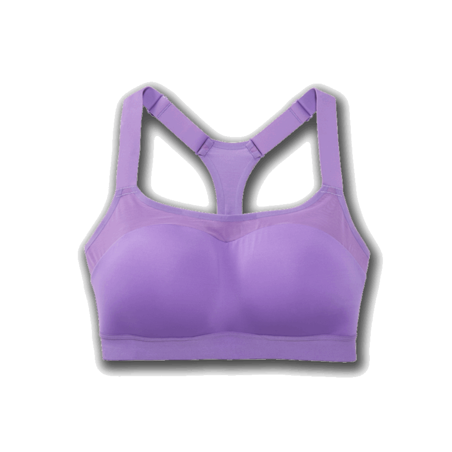 Brooks Dare Racerback Correr Sujetador Heliotropo
