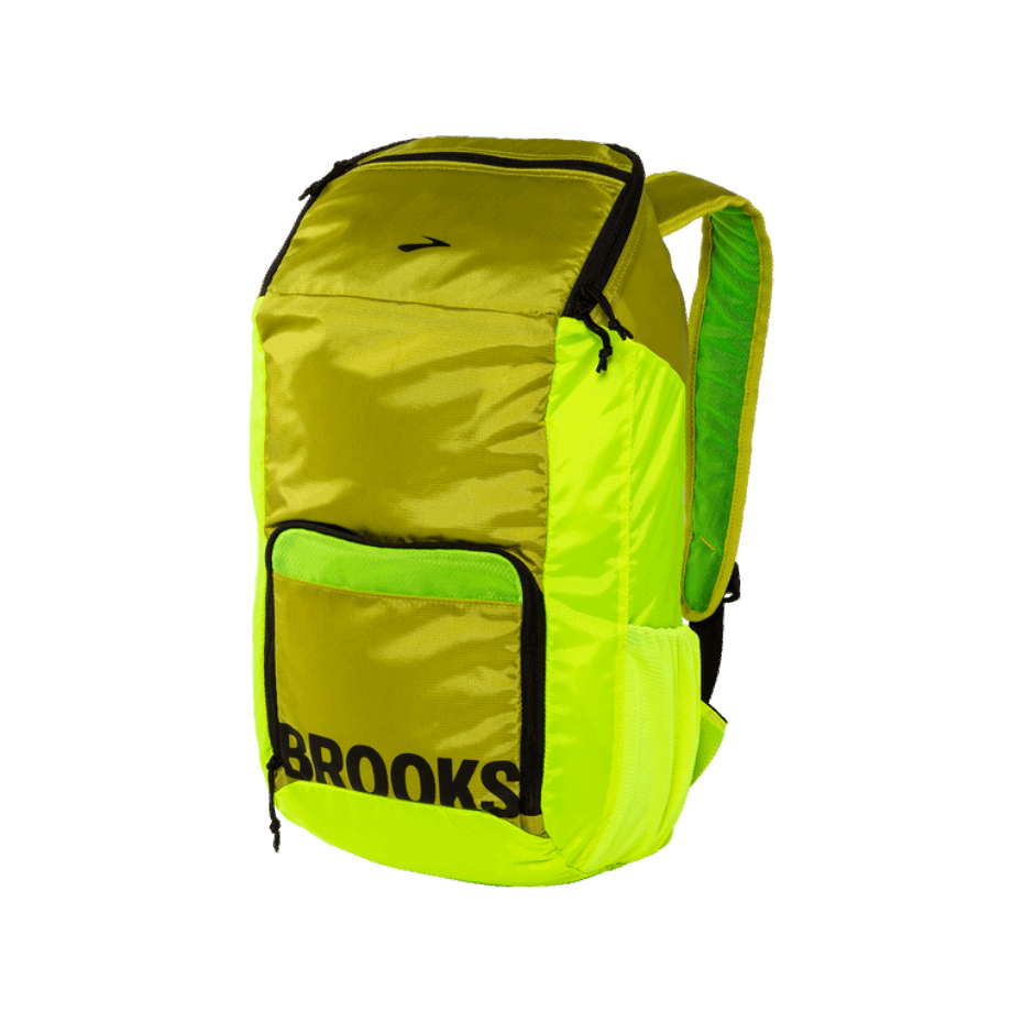 Mochila Brooks Stride Acid Lime-nightlife-negro