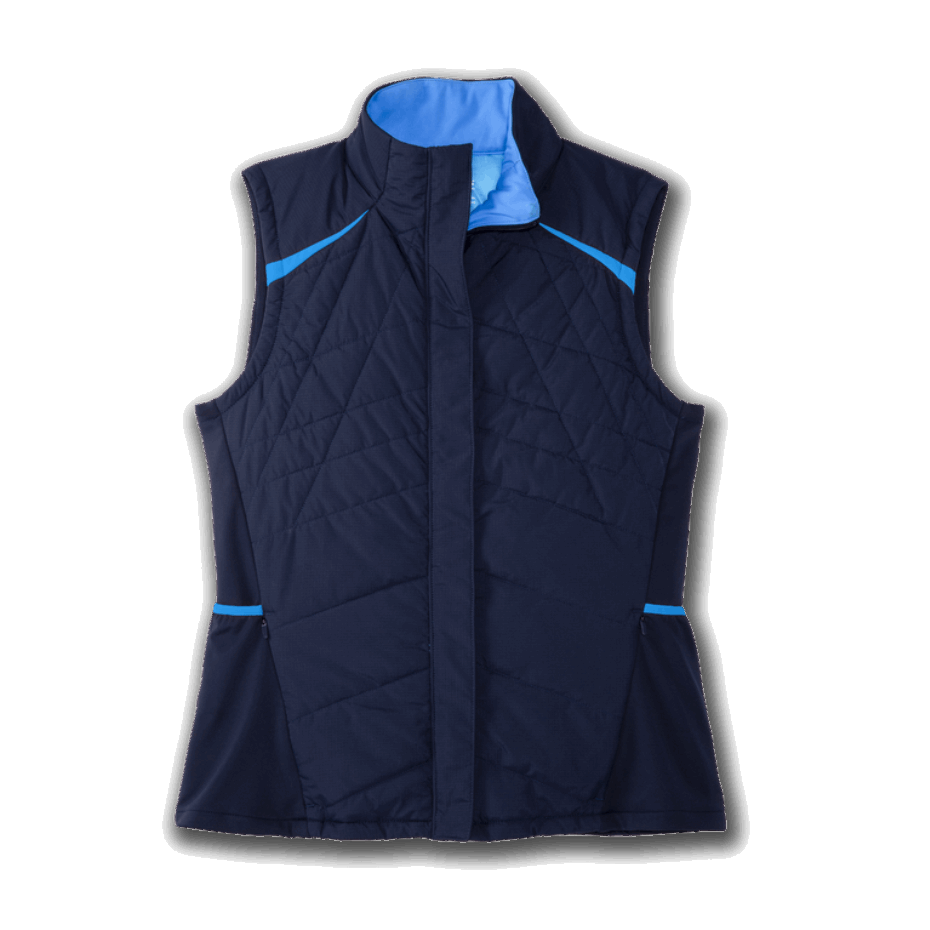 Chaleco Híbrido Brooks Shield Perno Azul Marino