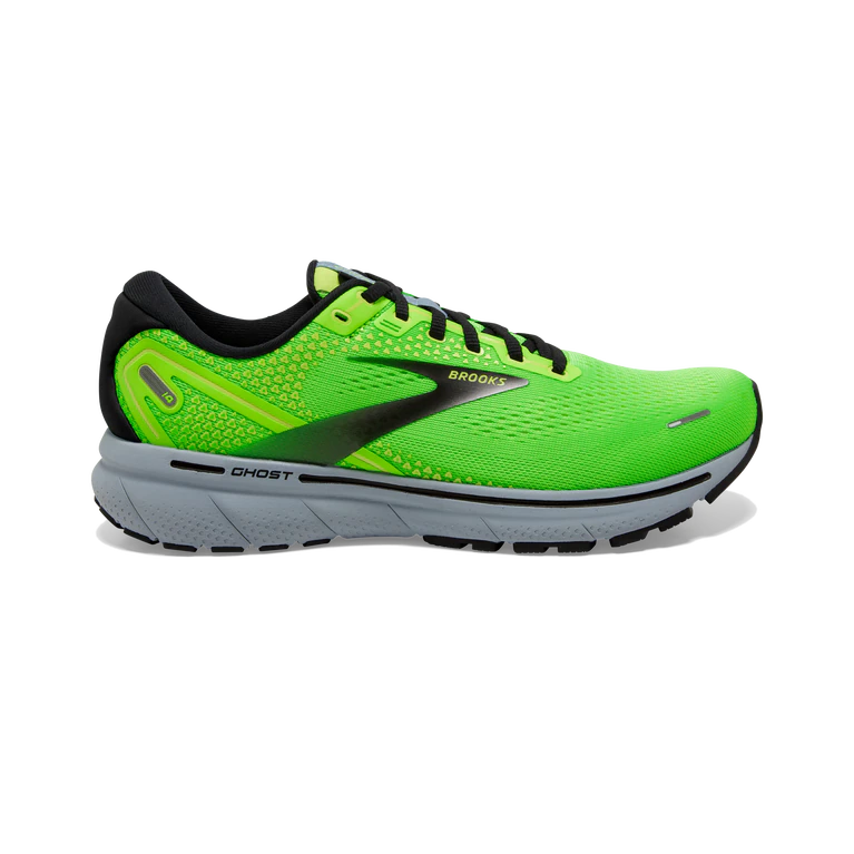 Brooks Ghost 14 Verde Gecko-azul-negro