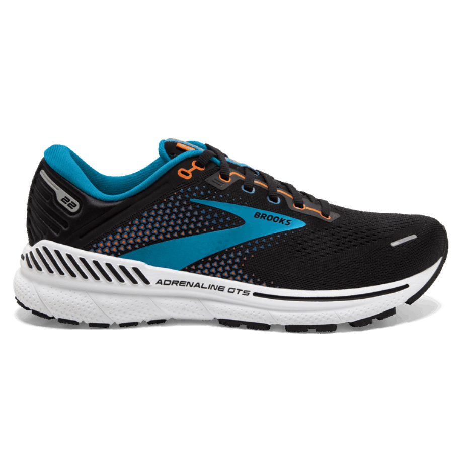 Brooks Adrenaline Gts 22 Negro-azul-naranja