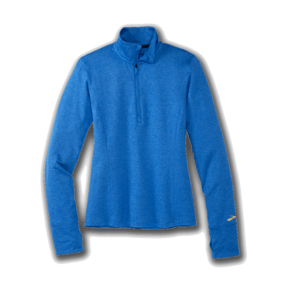 Brooks Dash 1/2 Zip Perno Azul Jaspeado